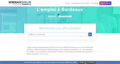 Desktop Screenshot of bordeaux-emplois.com